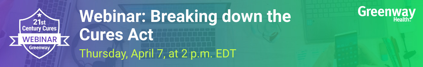 21st Century Cures Webinar